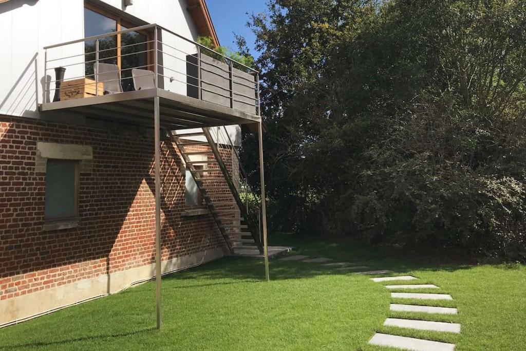 Ferienwohnung Spa Privatif A La Ferme - Haut De Gamme - Atypique Bois-Grenier Exterior foto